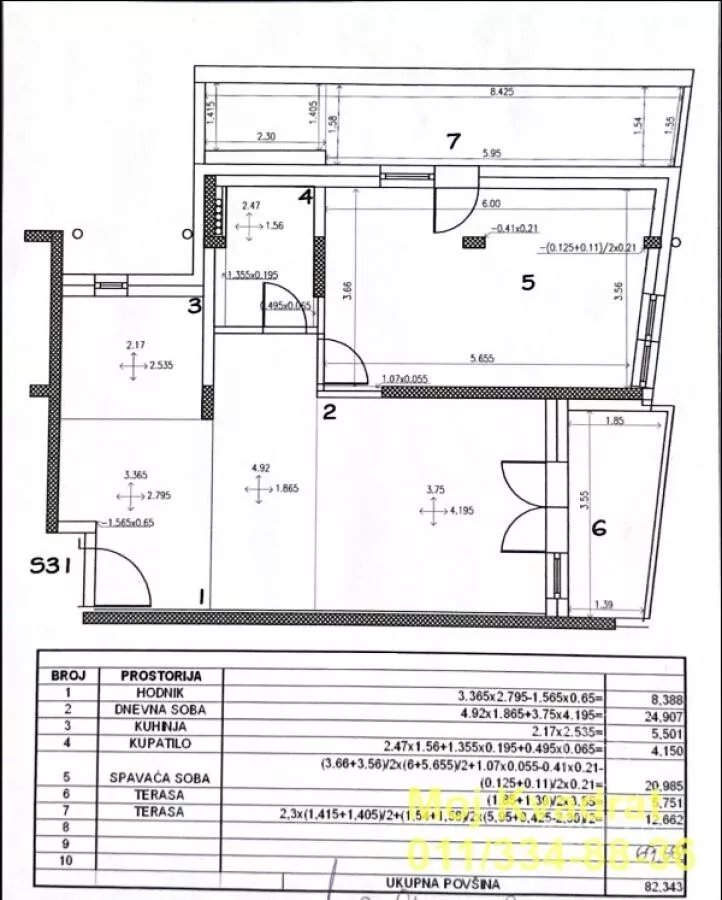 Trosoban stan | 4zida