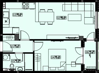 Dvosoban stan | 4zida