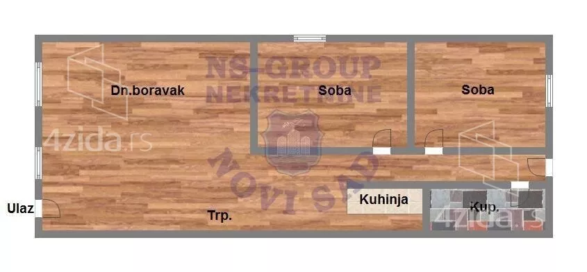Trosoban stan | 4zida