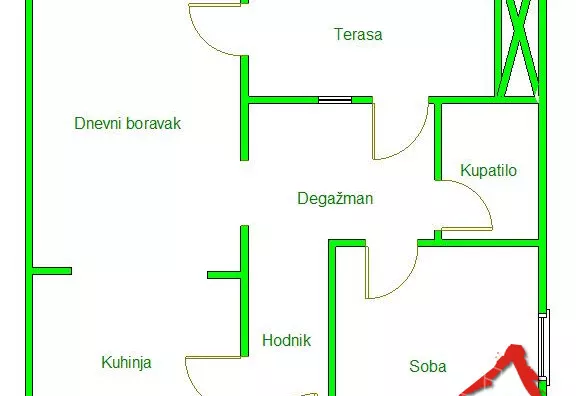 Dvosoban stan | 4zida