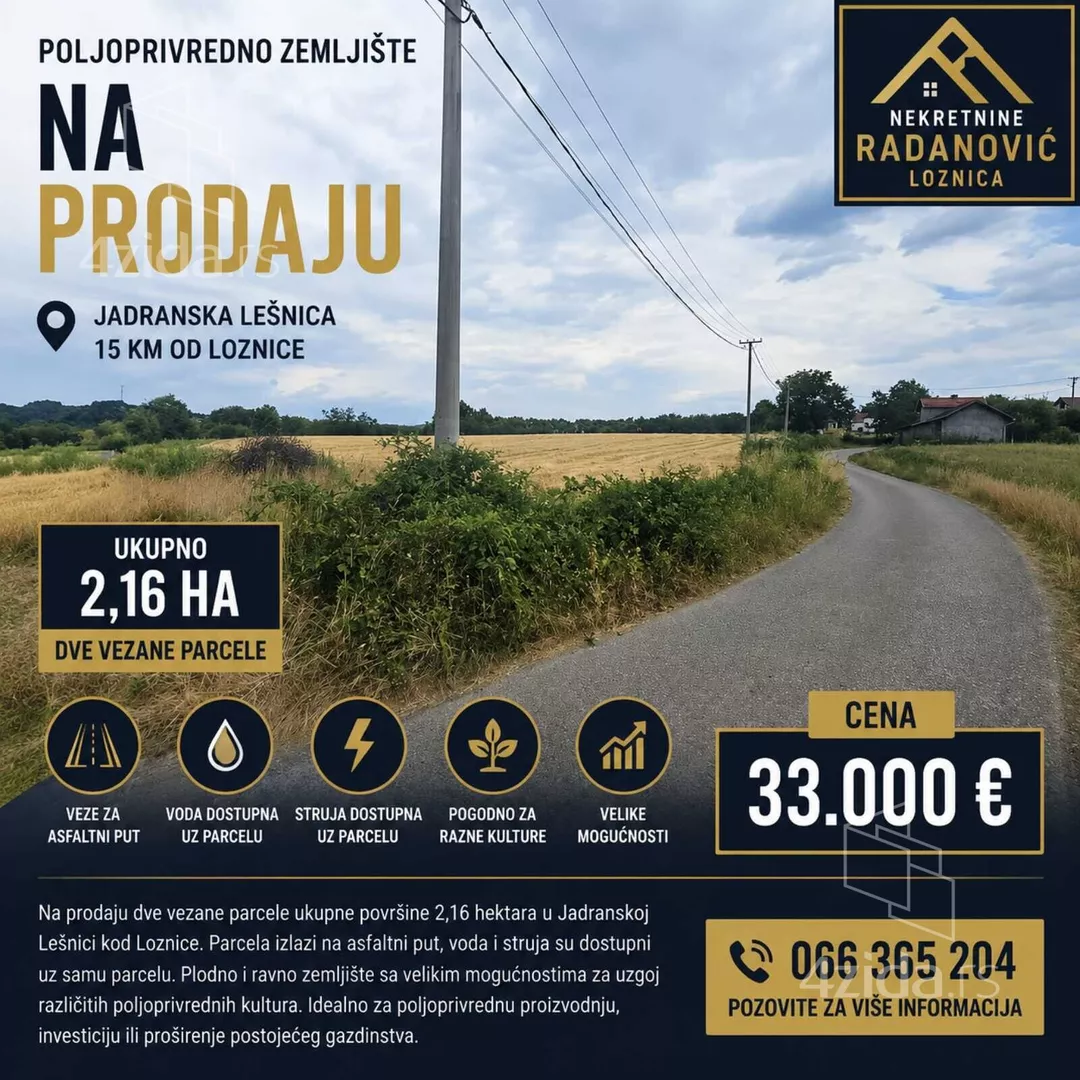 Poljoprivredno zemljište | 4zida
