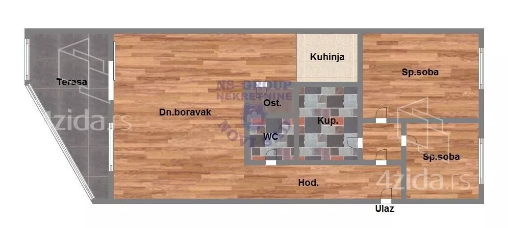Trosoban stan | 4zida