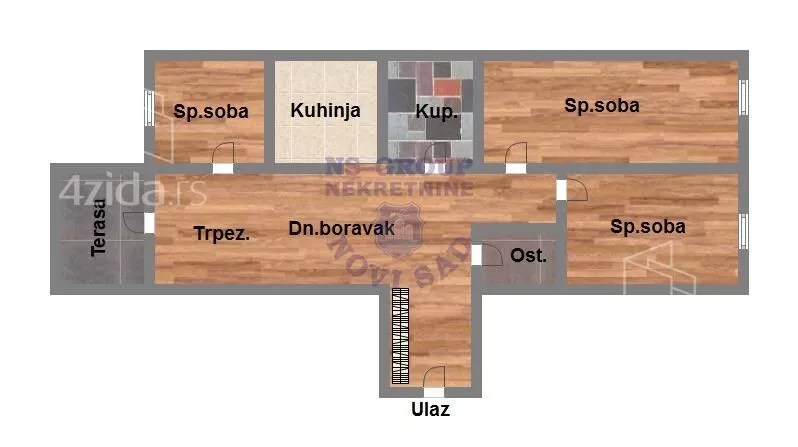 Trosoban stan | 4zida