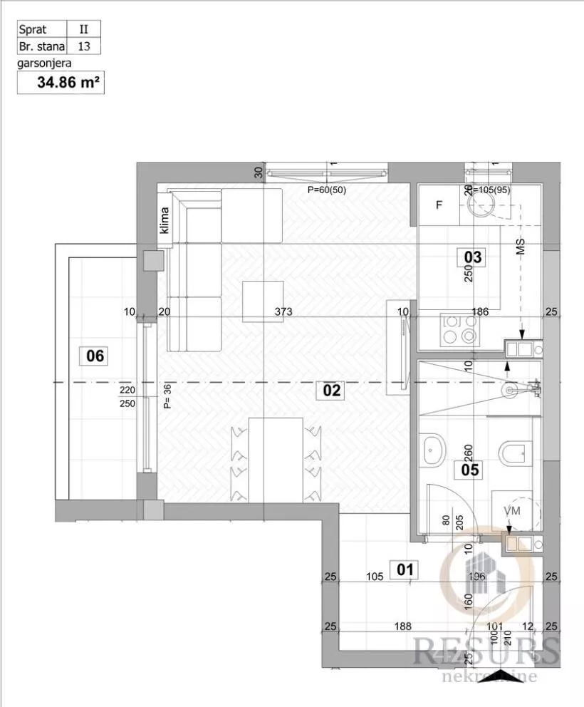 Garsonjera | 4zida
