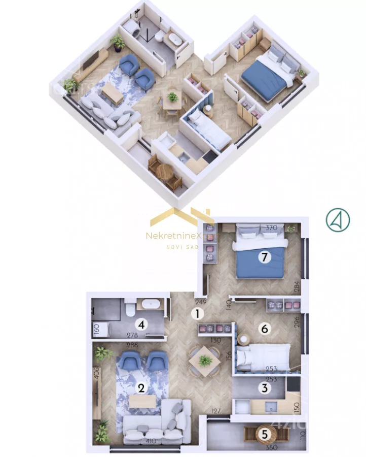 Dvoiposoban stan | 4zida