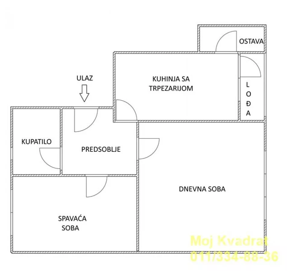 Dvosoban stan | 4zida