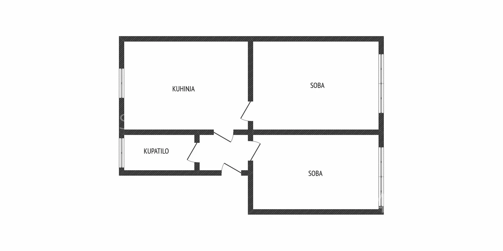 Dvosoban stan | 4zida