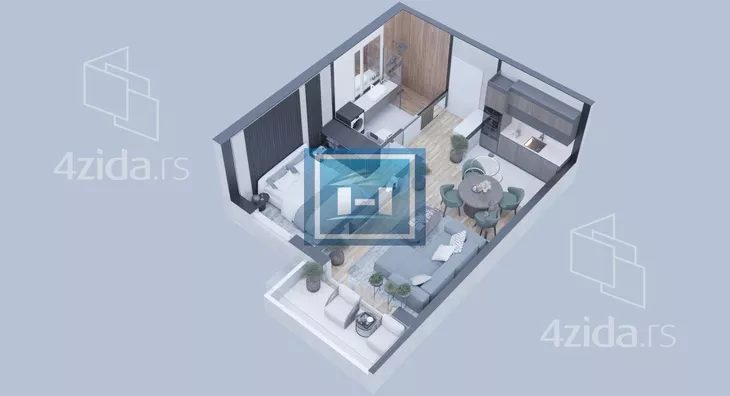 Jednosoban stan | 4zida