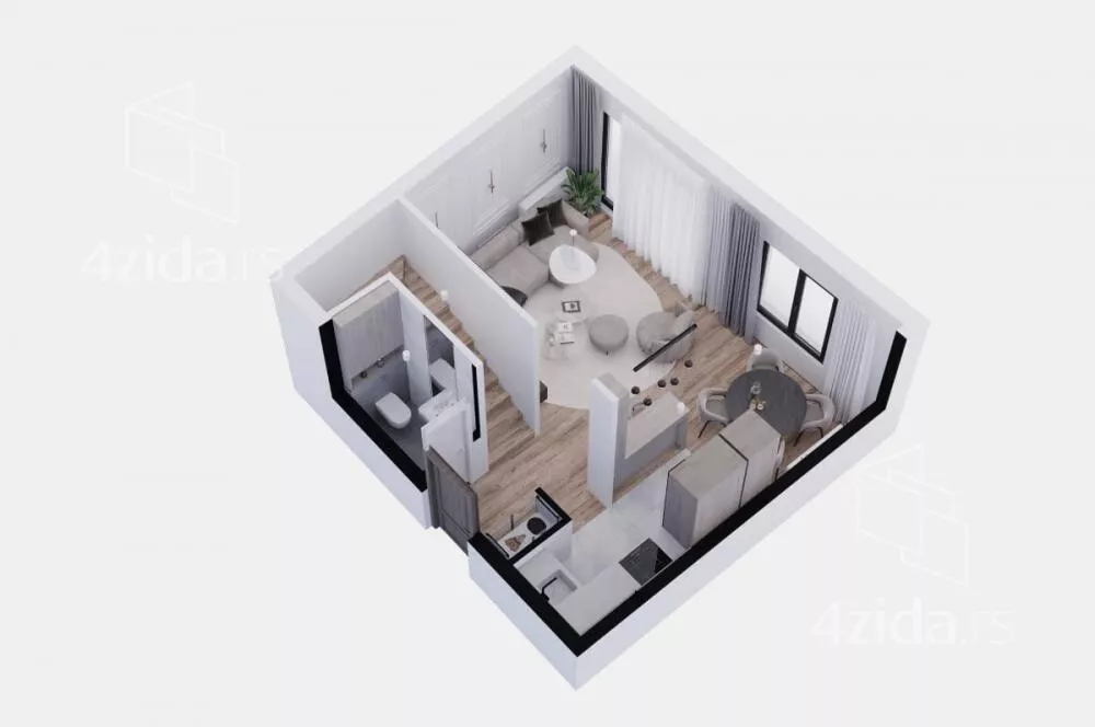 Dvosoban stan | 4zida