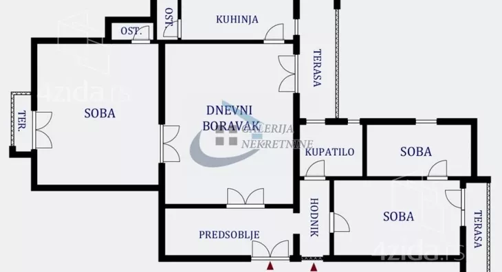 Trosoban stan | 4zida