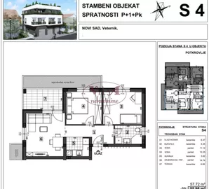 Veternička Rampa, Veternik, Gradske lokacije, Novi Sad, 3.0 stan | 4zida.rs