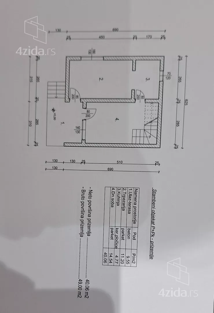 2-etažna kuća | 4zida