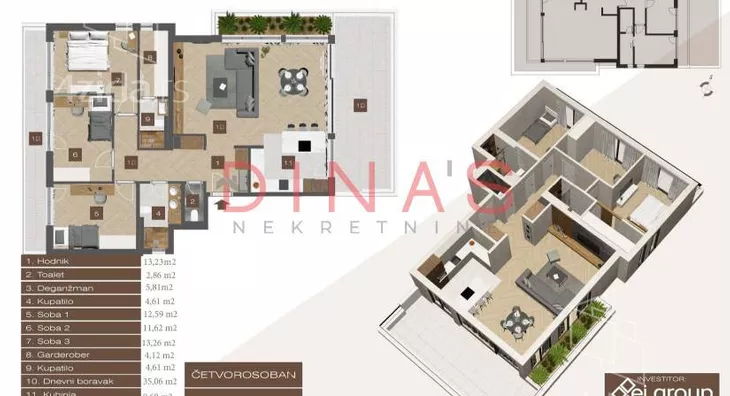 Četvorosoban stan | 4zida