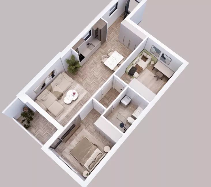 Dvoiposoban stan | 4zida