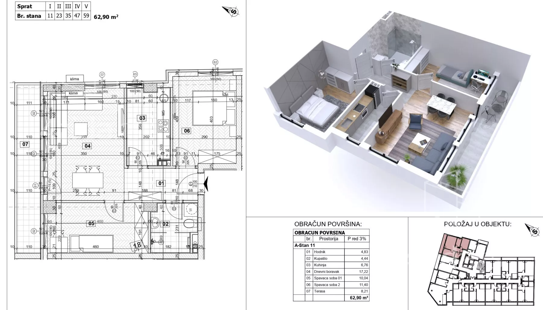Dvoiposoban stan | 4zida