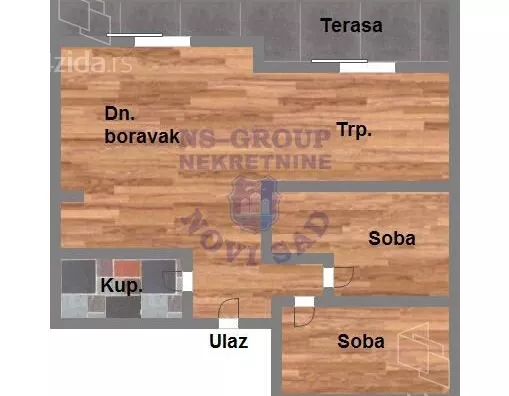 Trosoban stan | 4zida