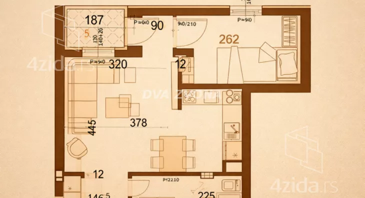 Dvosoban stan | 4zida