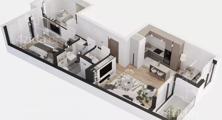 Trosoban stan | 4zida