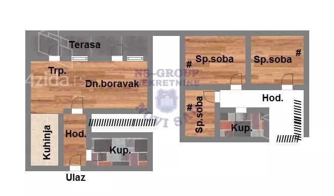 Troiposoban stan | 4zida