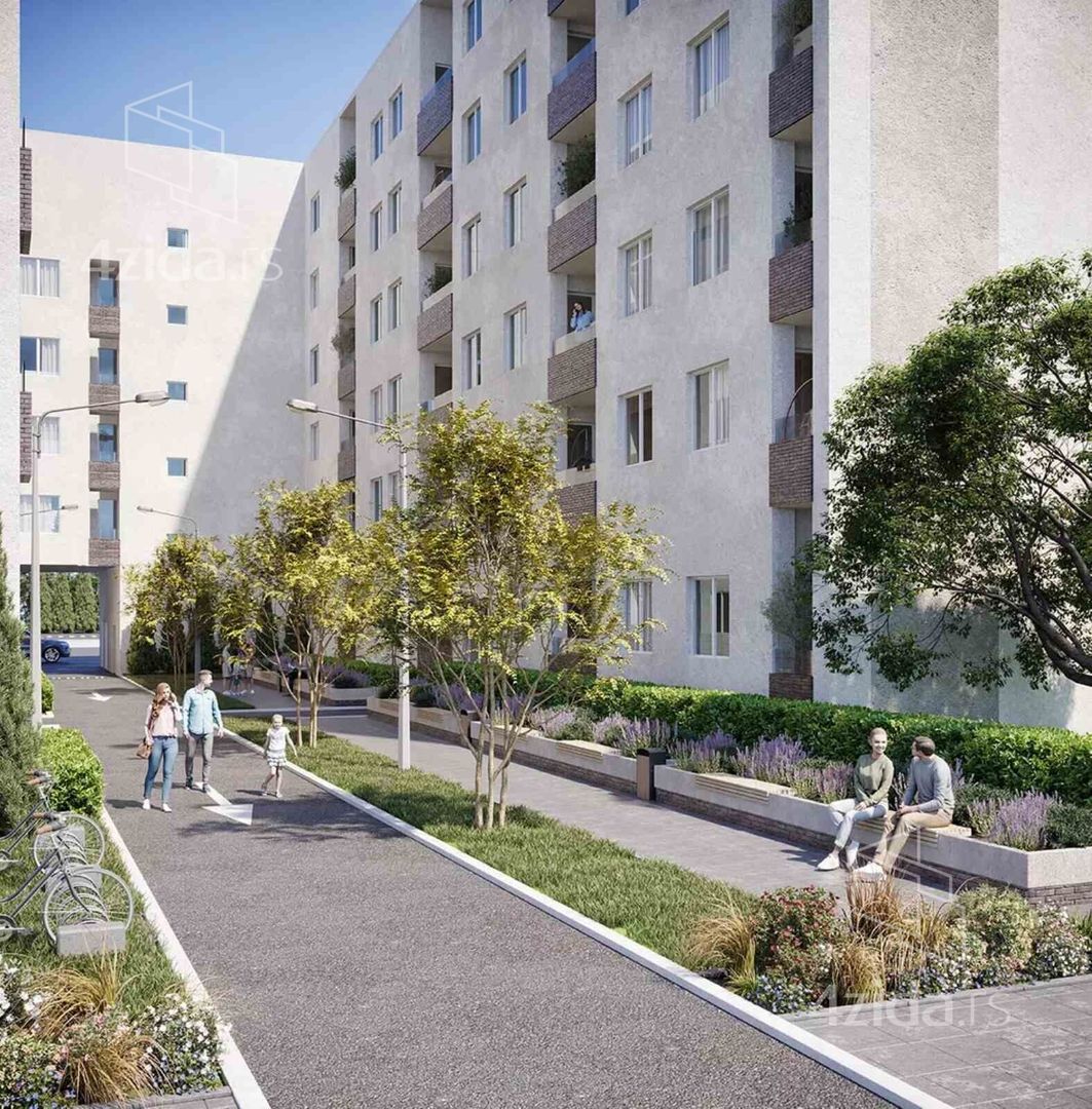 Продается полуторакомнатная квартира, Brigadira Ristića, 51.608€, 36m². — фото