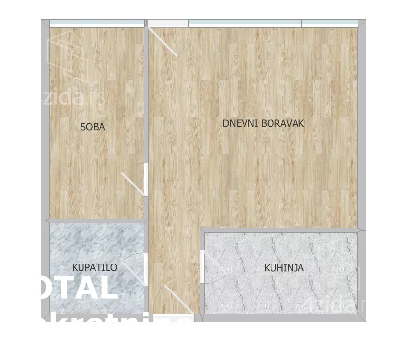 Dvosoban stan | 4zida