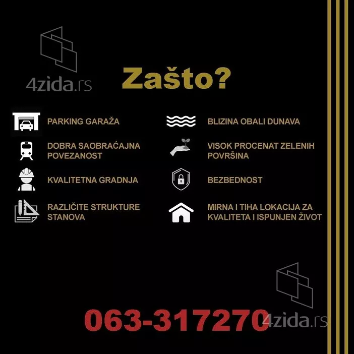 Jednoiposoban stan | 4zida