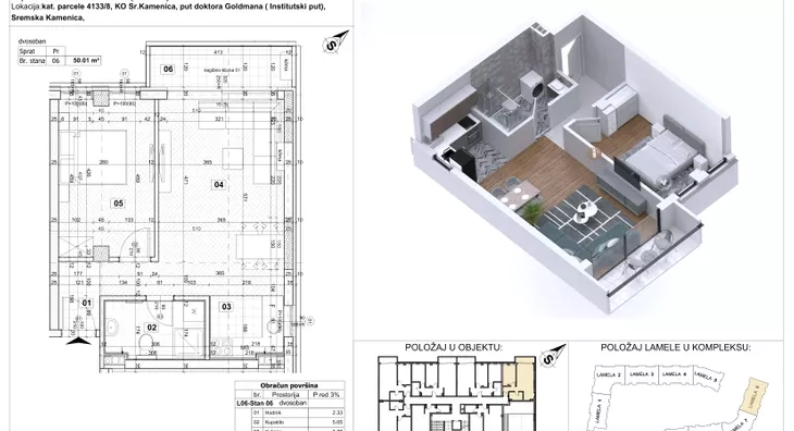 Dvosoban stan | 4zida