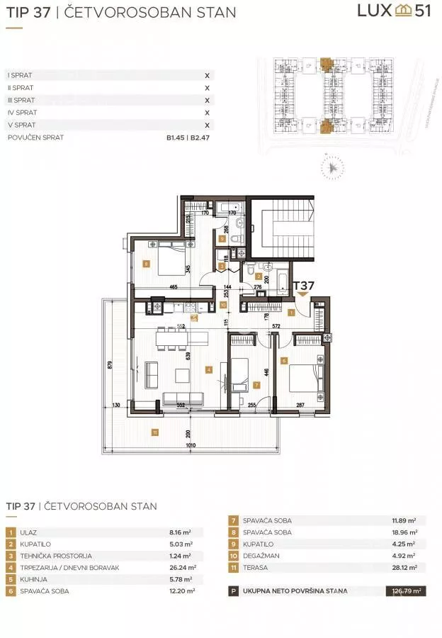 Trosoban stan | 4zida