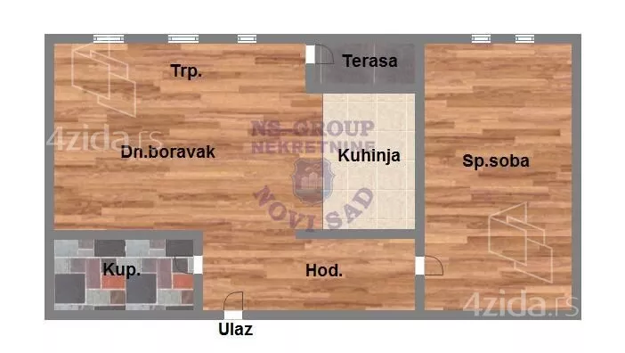 Dvosoban stan | 4zida