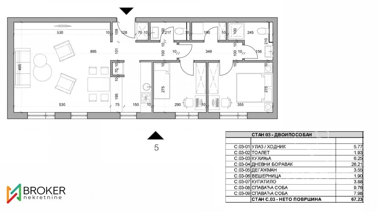 Dvoiposoban stan | 4zida
