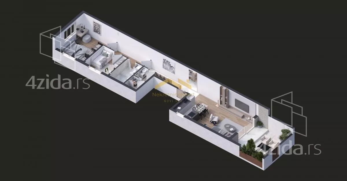 Trosoban stan | 4zida