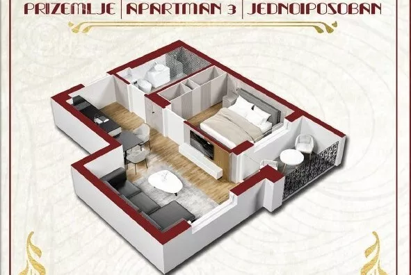 Jednoiposoban stan | 4zida