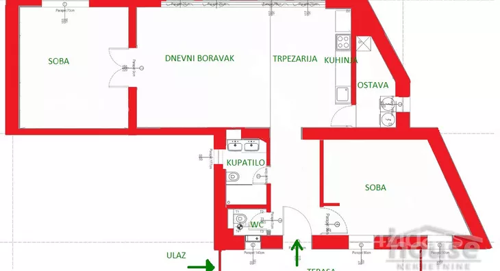 Trosoban stan | 4zida