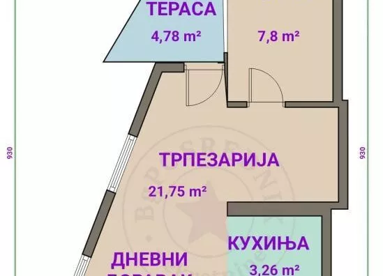 Jednoiposoban stan | 4zida