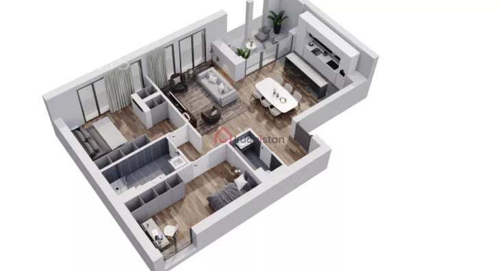 Trosoban stan | 4zida