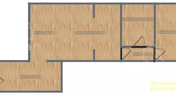 Jednosoban stan | 4zida