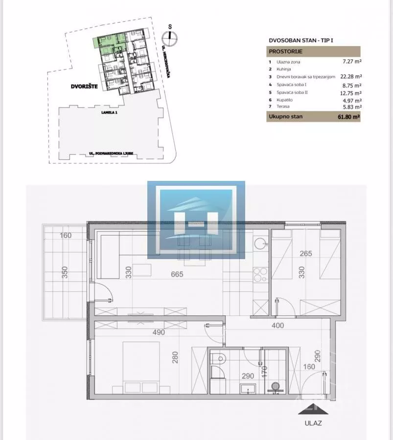 Dvosoban stan | 4zida
