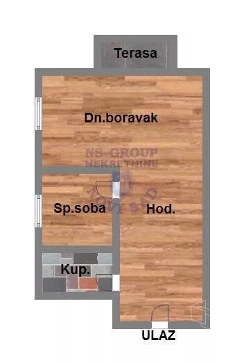 Jednoiposoban stan | 4zida