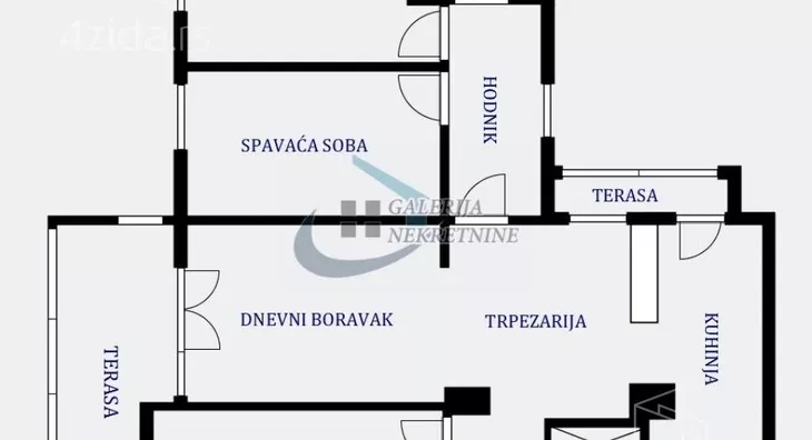 Troiposoban stan | 4zida