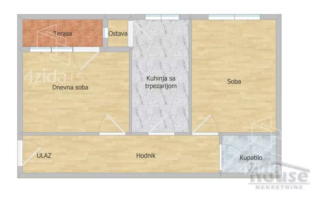 Dvosoban stan | 4zida