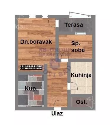 Jednoiposoban stan | 4zida