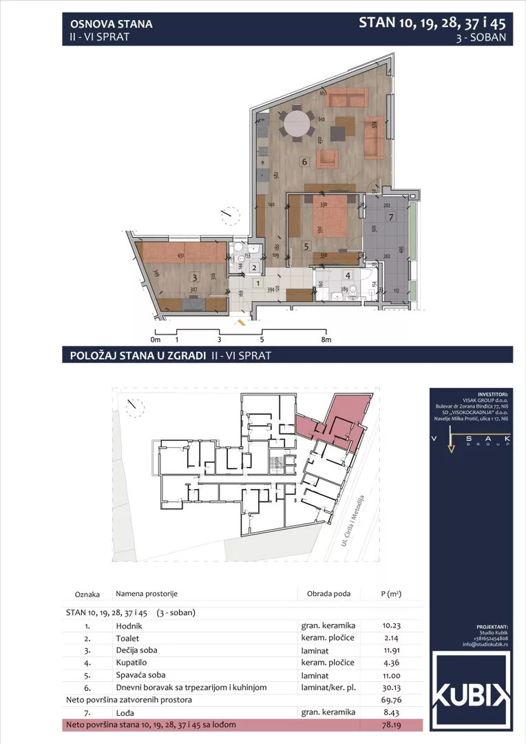 Trosoban stan | 4zida
