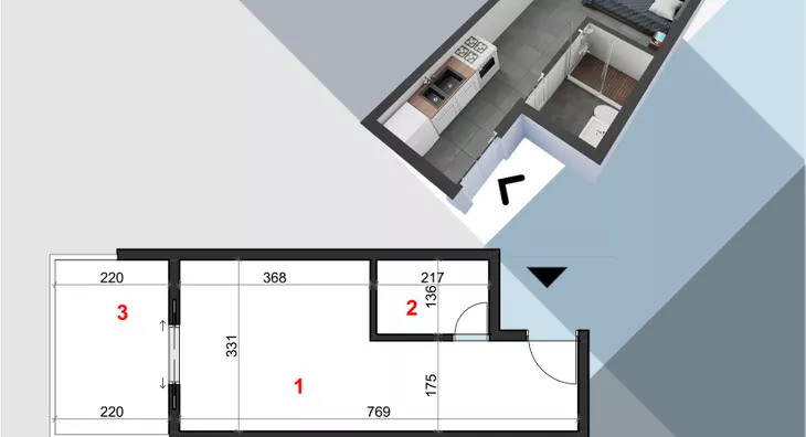 Jednosoban stan | 4zida