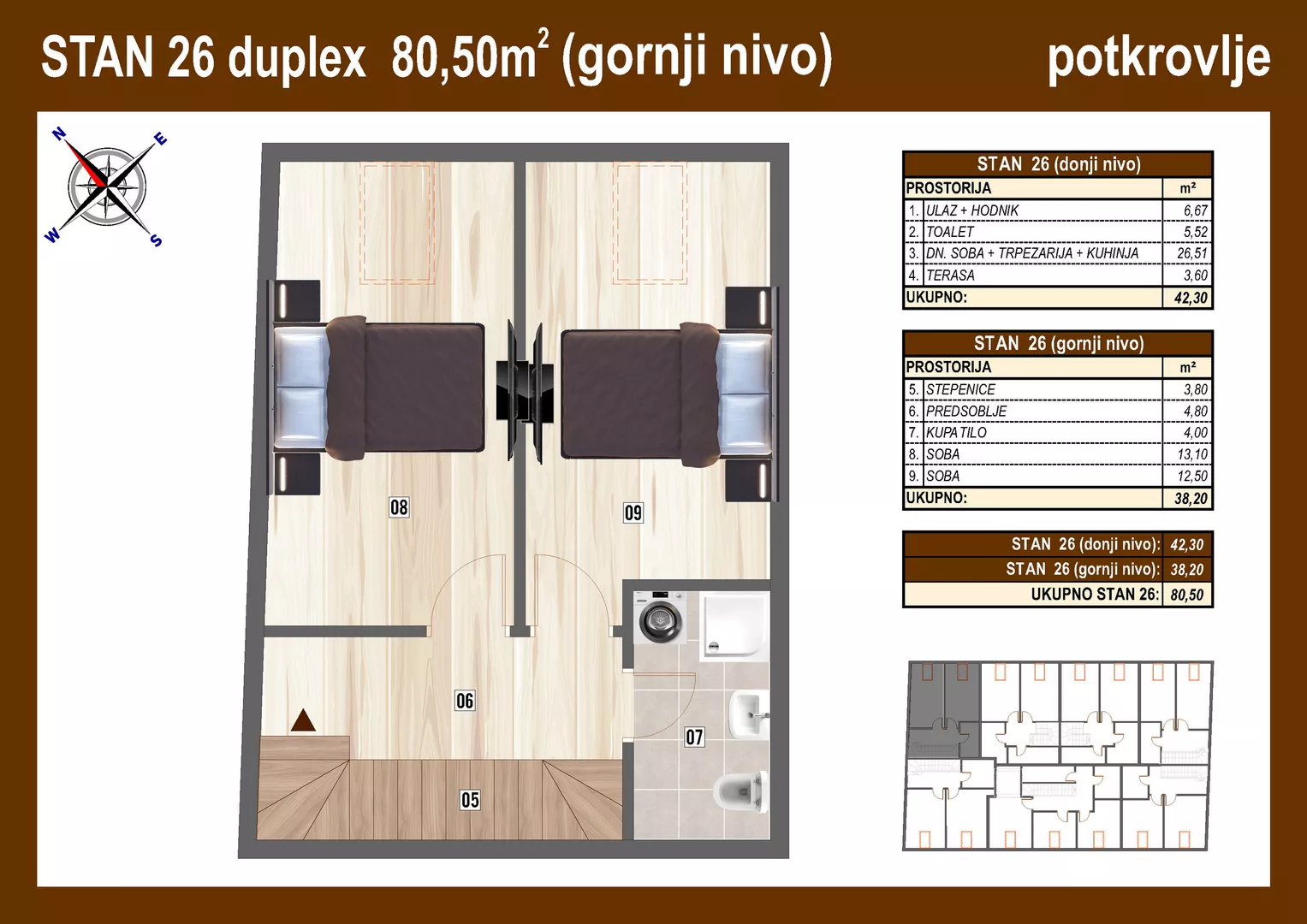 Trosoban stan | 4zida