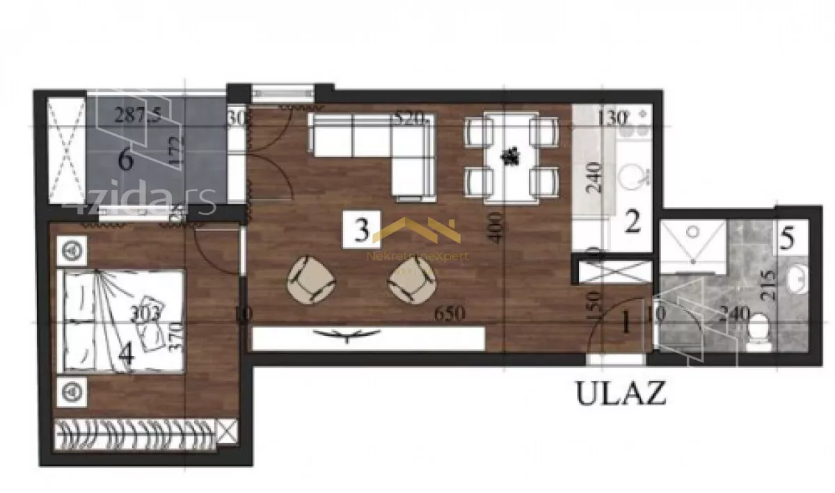 Dvosoban stan | 4zida