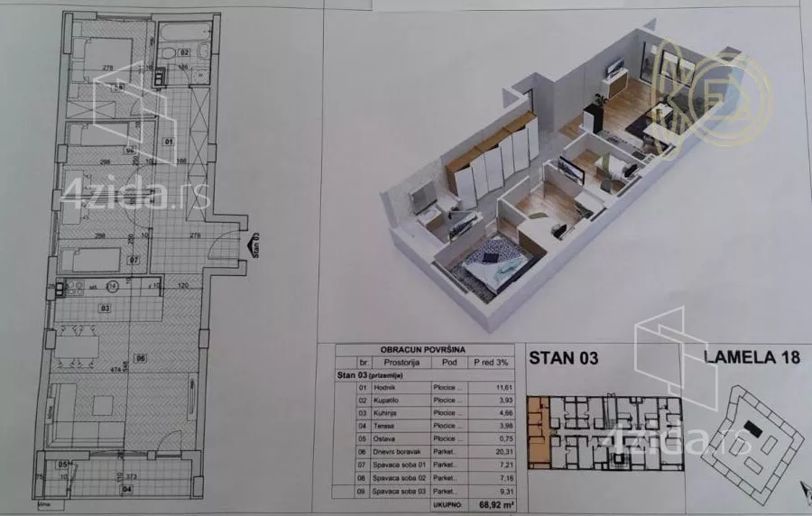 Četvorosoban stan | 4zida