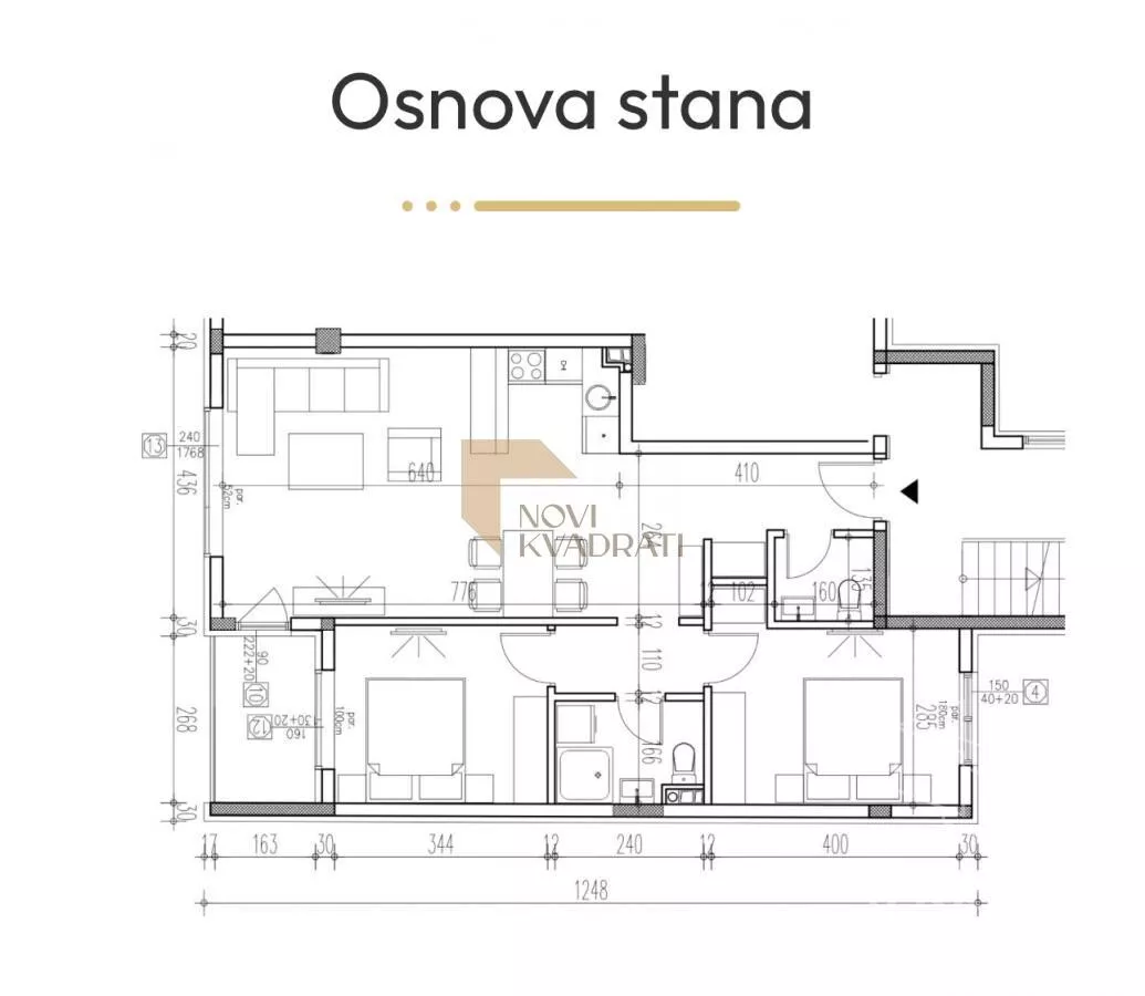Trosoban stan | 4zida