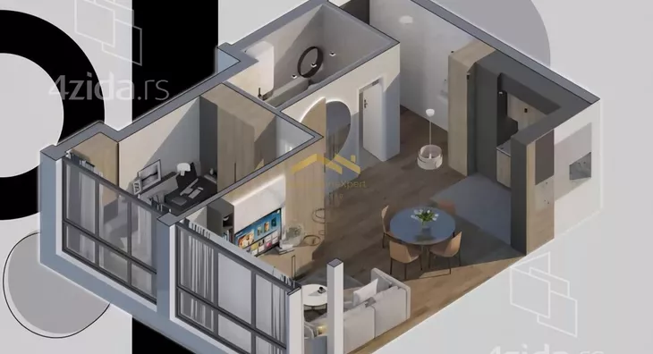 Dvosoban stan | 4zida