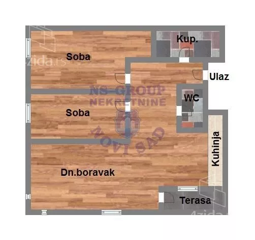 Trosoban stan | 4zida