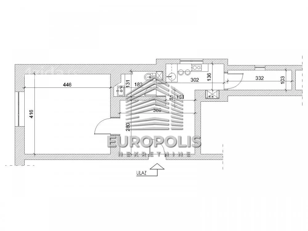 Jednoiposoban stan | 4zida